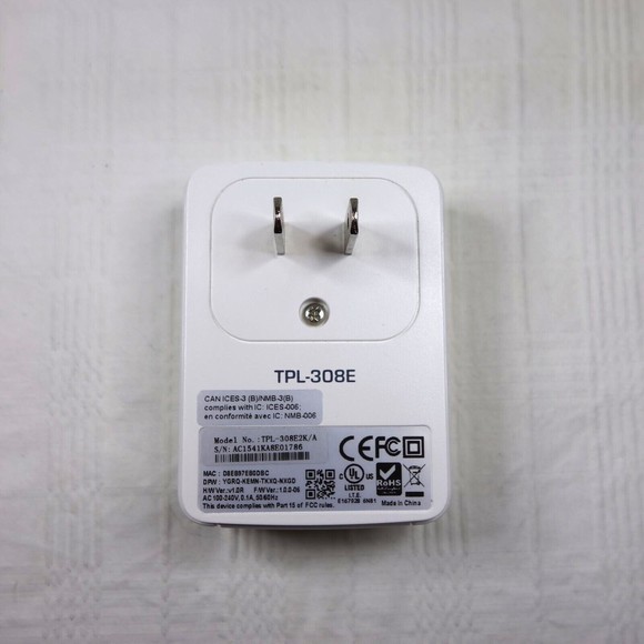 TRENDnet Powerline 200 AV Nano Network Adapter TPL-308E2K/A - Picture 2 of 6